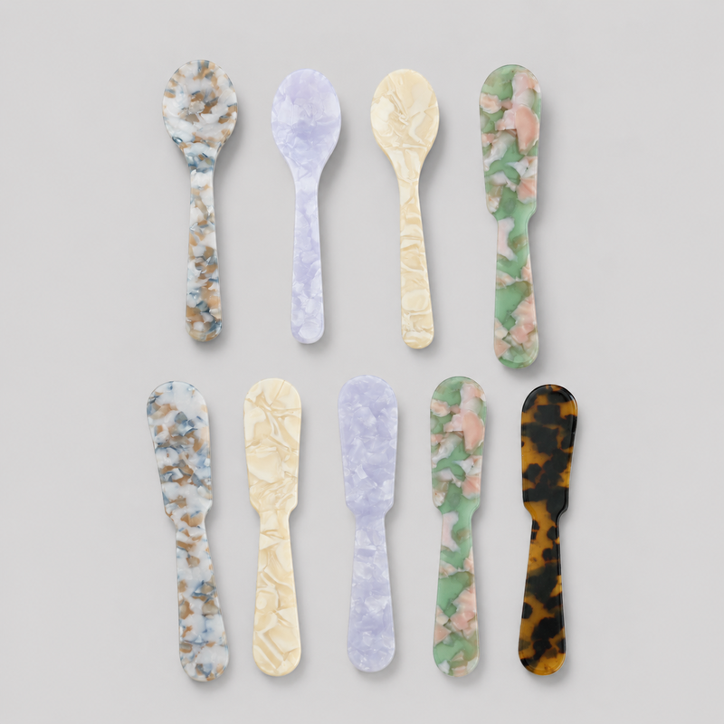 CouldNook Aesthetic Acrylic Dessert Knife - Vintage-Inspired Jam Spreader