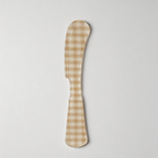 CouldNook Aesthetic Plaid Acrylic Spreader - Artistic Dessert Butter Knife