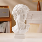CouldNook Miniature David Bust Statue - Aesthetic Resin Desktop Decor