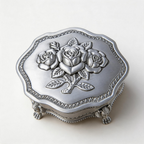 CouldNook Whimsical Patterned Jewelry Box - Aesthetic Irregular Storage Case