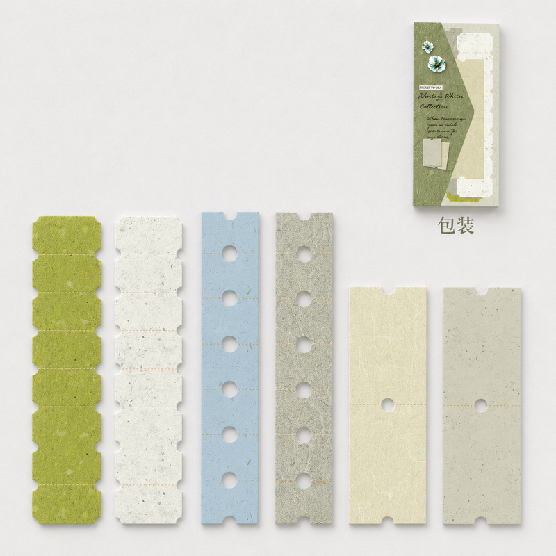 CouldNook Vintage Ticket Paper 30PCS Set - Artistic Journaling Ephemera