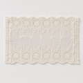 CouldNook French Hollow Embroidery Mat - Aesthetic Cotton Table Organizer