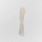 CouldNook Aesthetic Plaid Acrylic Spreader - Artistic Dessert Butter Knife