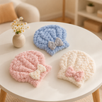 CouldNook Soft Cloud Hair Turban - Aesthetic Quick-Dry Hair Wrap
