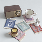 CouldNook Floral Lace Hollow-Out Coaster - Aesthetic Embroidered Mat