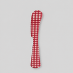 CouldNook Aesthetic Plaid Acrylic Spreader - Artistic Dessert Butter Knife