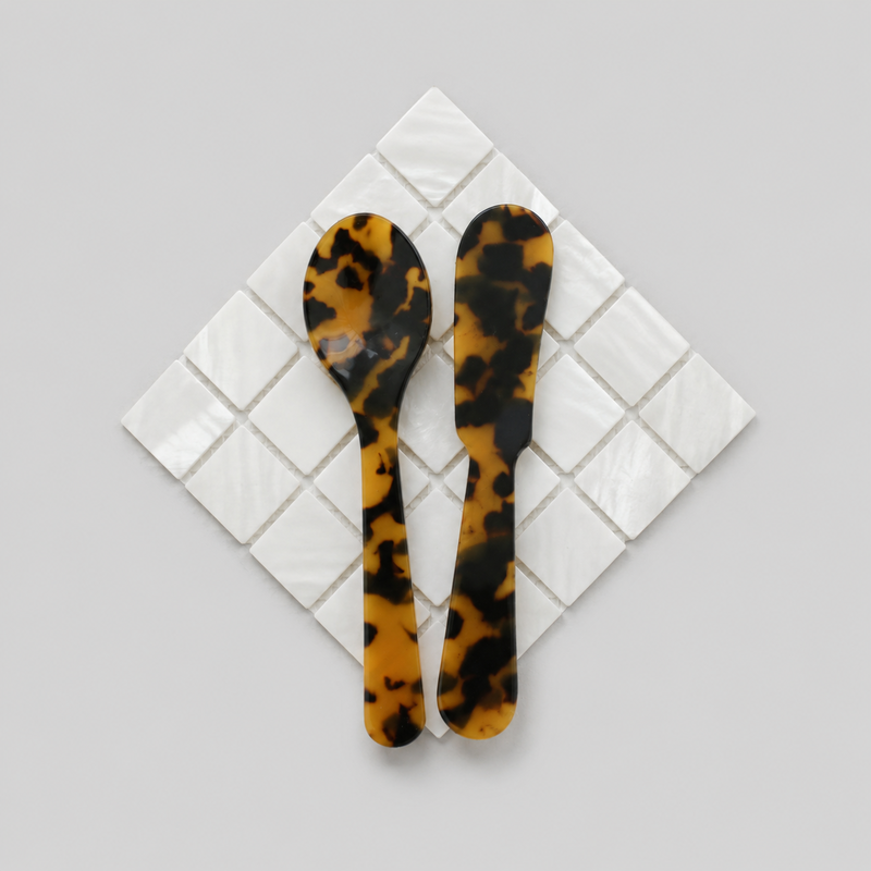 CouldNook Aesthetic Acrylic Dessert Knife - Vintage-Inspired Jam Spreader