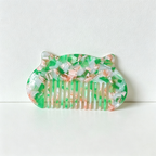 CloudNook Cat Ear Acetate Comb‑Wide Tooth Hair Comb