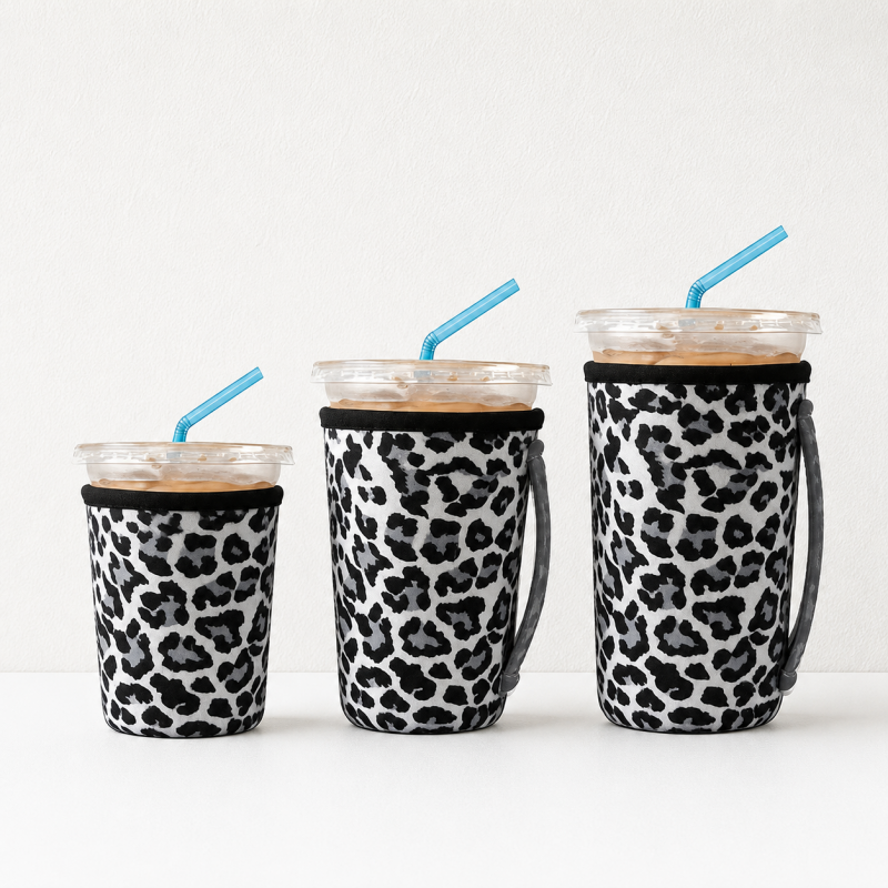 CouldNook Neoprene Cup Carrier - Patterned Body and Side Strap