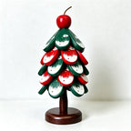 CouldNook Christmas Tree Trivet Set - Red and Green Layers