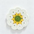 White Daisy Coaster