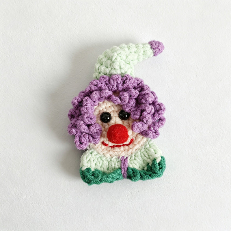 CouldNook Cashmere Character Brooch - Assorted Small Motif Designs