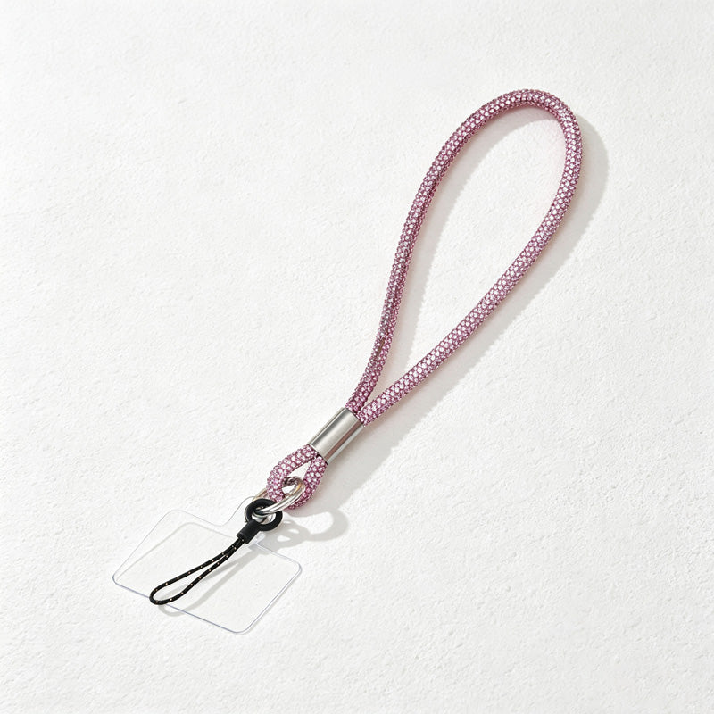 CouldNook Rhinestones Set Phone Strap with Figure-Eight Links