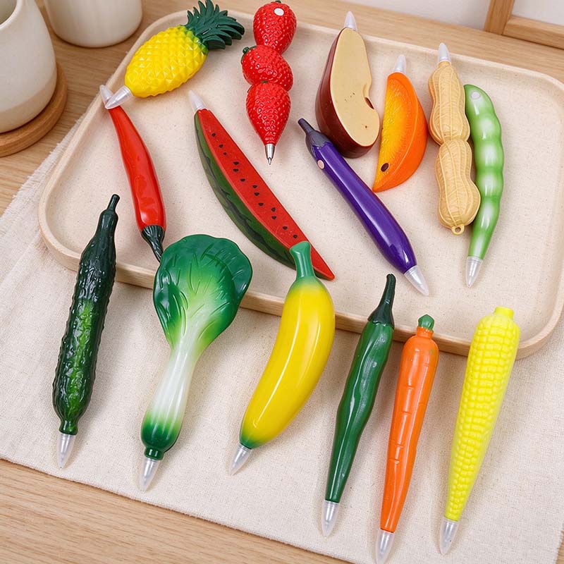 CouldNook Fruit And Vegetable Ballpoint Pen - Sculpted Shape And Magnet