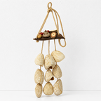 CouldNook Botanical Seed Bag Charm - Forest Nut Keychain