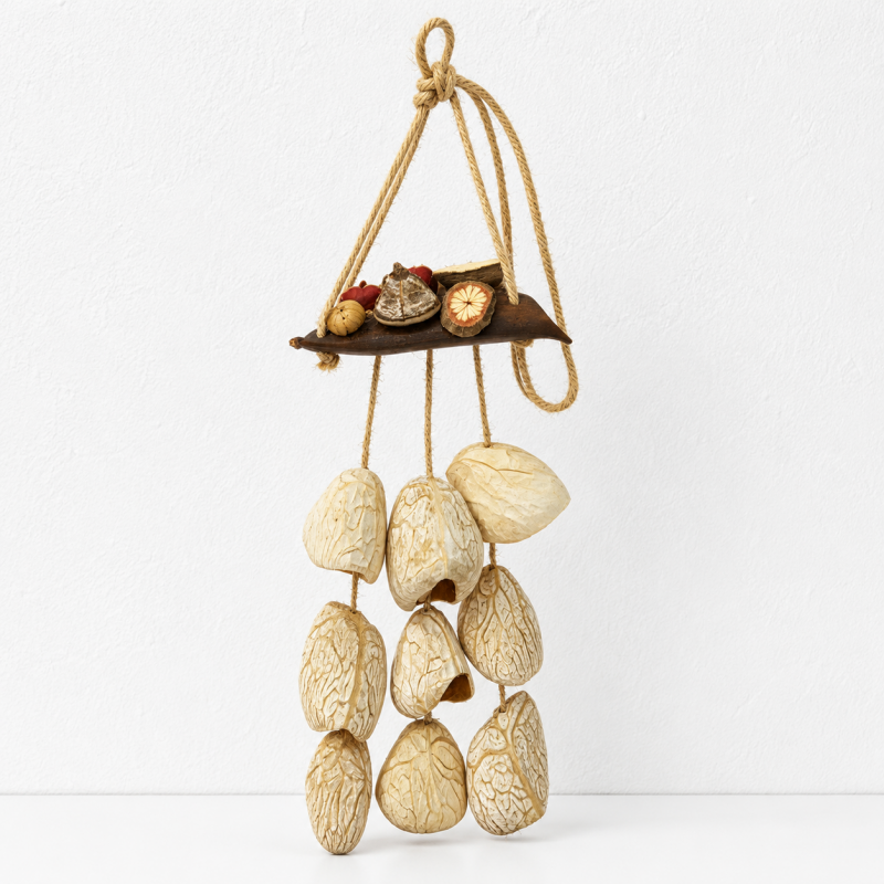 CouldNook Botanical Seed Bag Charm - Forest Nut Keychain