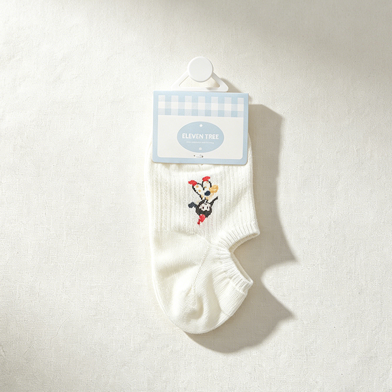 CouldNook Cartoon Pattern Ankle Socks - Light Vanity Accent