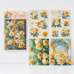 Botanical Stickers - Floral Sprigs Leaves and Rose Designs
