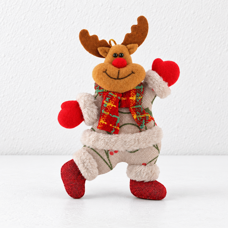 CouldNook Christmas Doll Curtain Tieback - Long Fabric Strap