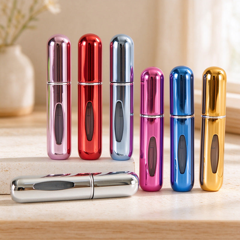 CouldNook Refillable Perfume Atomizer - Viewing Window and Removable Cap