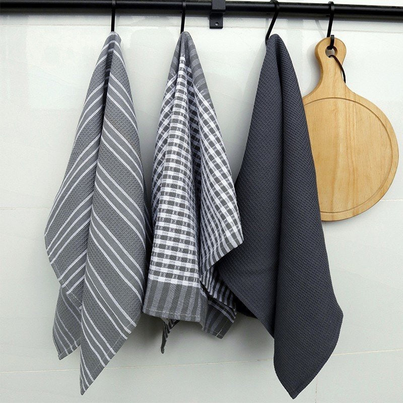 CouldNook Waffle Weave Cotton Kitchen  – Absorbent Dish Cloths & Napkins