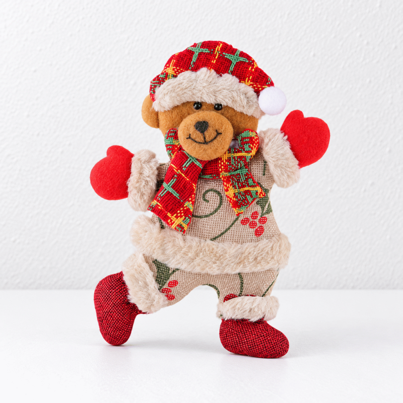 CouldNook Christmas Doll Curtain Tieback - Long Fabric Strap