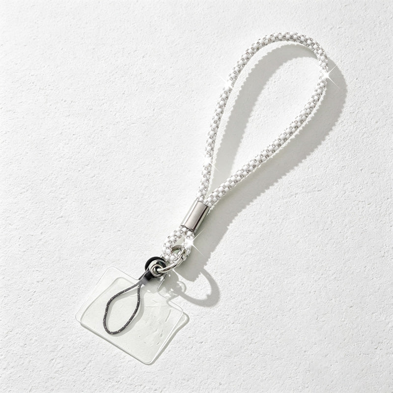 CouldNook Rhinestones Set Phone Strap with Figure-Eight Links