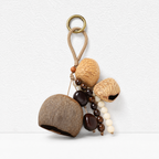 CouldNook Botanical Seed Bag Charm - Forest Nut Keychain