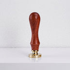 CloudNook Wax Seal Stamp Set-Faux Wooden Handle Brass Head
