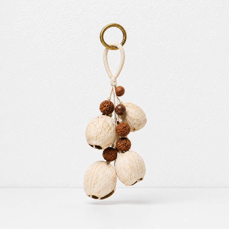 CouldNook Natural Seed Bag Charm - Boho Nut Pendant