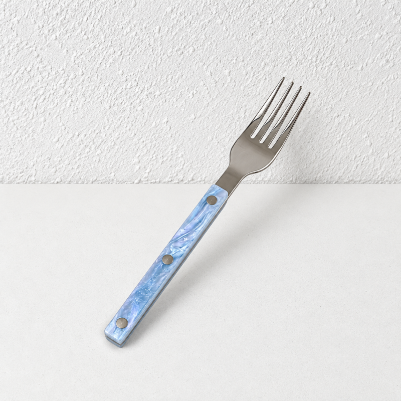 Marbled Handle Flatware - Straight Grips and Round Rivets