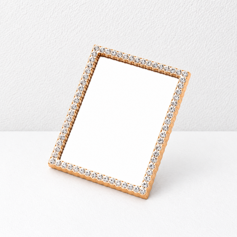 CouldNook Decorative Mirror Accessory - Sculpted Outlines And Ornamental Border Designs