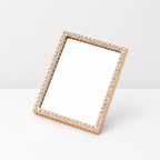 CouldNook Decorative Mirror Accessory - Sculpted Outlines And Ornamental Border Designs
