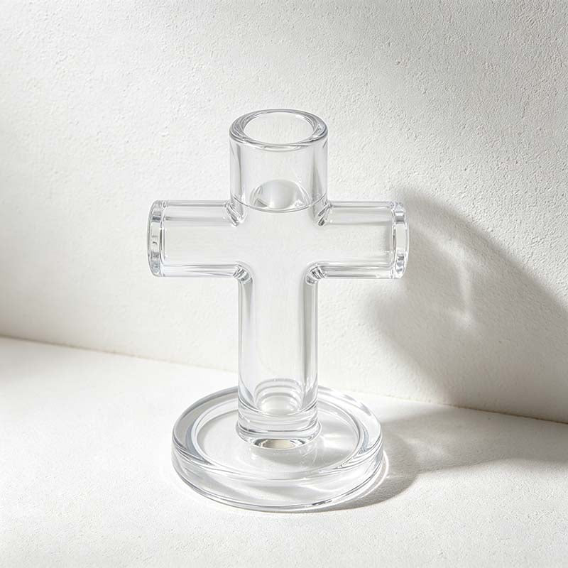CouldNook Candle Holder And Taper Collection - Glass Bases And Separate Candles