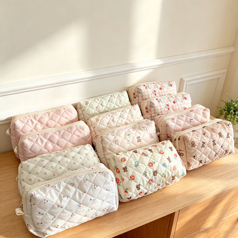 CouldNook Printed Cosmetic Bag - Vanity Storage Accent
