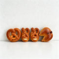 CouldNook 3D Miniature Bread Fridge Magnets - Rustic Bakery Set (4 Pcs)