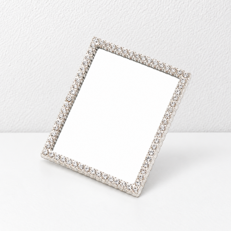 CouldNook Decorative Mirror Accessory - Sculpted Outlines And Ornamental Border Designs
