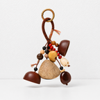 CouldNook Natural Seed Bag Charm - Boho Nut Pendant
