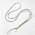 CouldNook Rhinestones Set Crossbody Phone Strap with Closely Set Reflective Stones
