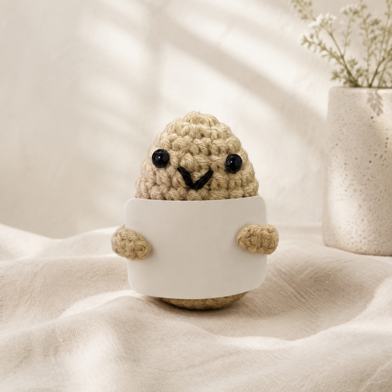 CouldNook Yarn Character Doll Ornament - Assorted Animal Shapes