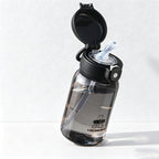 CouldNook Straw Water Bottle - Flip Lid and Folding Carry Ring