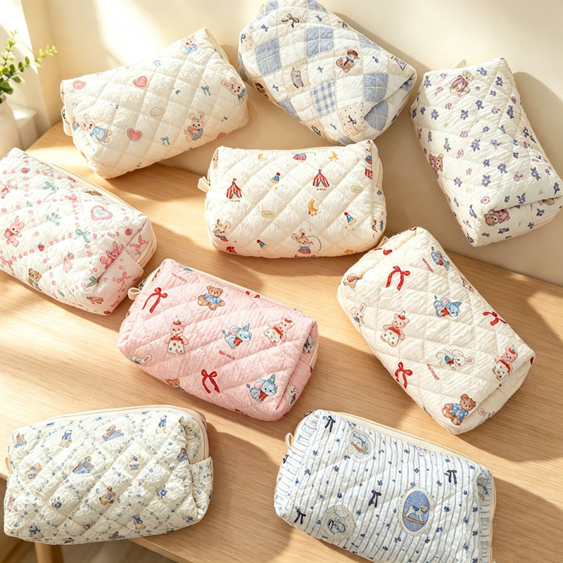 CouldNook Printed Cosmetic Bag - Vanity Storage Accent
