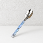 Marbled Handle Flatware - Straight Grips and Round Rivets