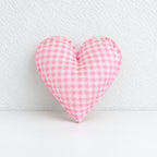 CouldNook Fabric Heart Decoration - Padded Shape And Patterned Textile Exterior