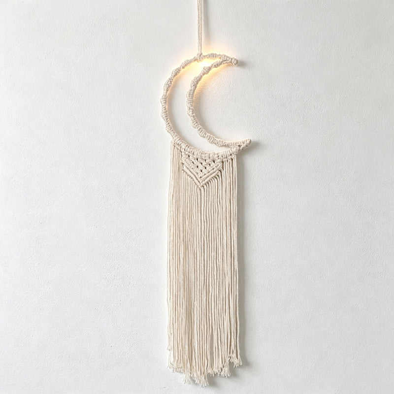 CouldNook Macrame Wall Hanging-Boho Woven Tapestry Home Decor