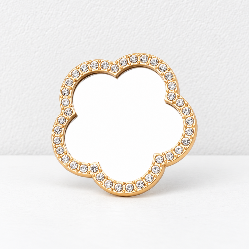 CouldNook Decorative Mirror Accessory - Sculpted Outlines And Ornamental Border Designs