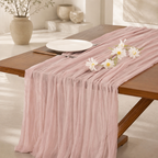 CouldNook Gauze Table Runner - Three Measured Length Options