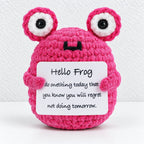 CouldNook Crocheted Character Doll - Textured Shapes And Little Message Cards