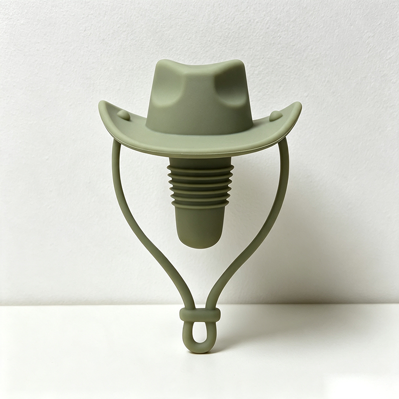 CouldNook Cowboy Hat Silicone Wine Stopper‑Novelty Bottle Sealer