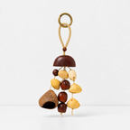 CouldNook Natural Seed Bag Charm - Boho Nut Pendant